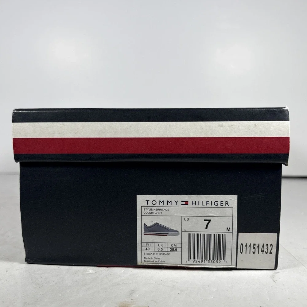Size 7 Tommy Hilfiger Heritage Grey Sneakers
